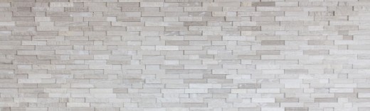 Muro di marmo a mosaico in pietra naturale mattone grigio chiaro a strisce piastrelle backsplash muro - MOS40-3D20
