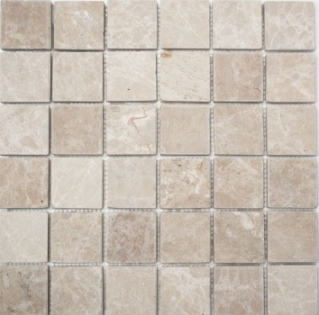 Piastrella di mosaico dipinta a mano marmo pietra naturale avorio Marmo Botticino Antico MOS36-0106_m