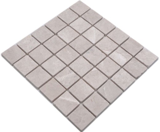 Piastrella di marmo a mosaico pietra naturale avorio crema chiaro beige piastrelle backsplash muro piastrelle cucina bagno - MOS36-0106