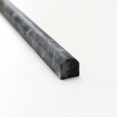 Bordo marmo pietra naturale nero nero antracite grigio scuro profilo matita aspetto antico parete cucina pavimento - MOSPENC-43315