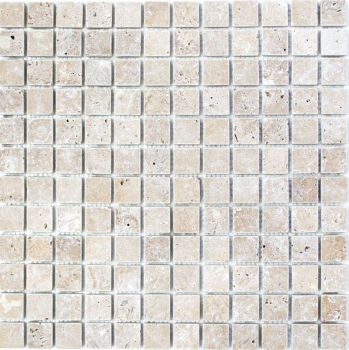 Travertino mosaico piastrelle terrazza pavimento pietra naturale noce marrone piatto doccia doccia parete piastrelle backsplash cucina - MOS43-44023