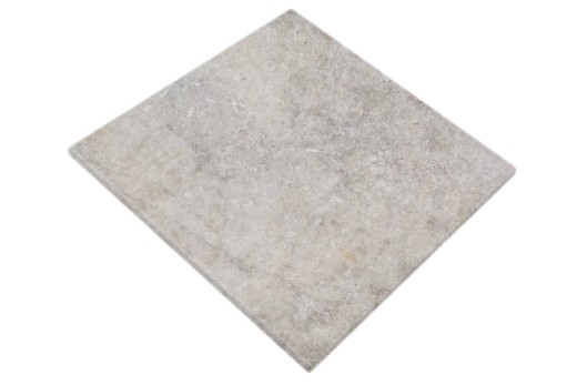 Piastrella Travertino pietra naturale Argento argento bianco grigio chiaro pietra naturale piastrella argento aspetto antico pavimento piastrella muro cucina - MOSF-45-47030