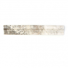 Bordo Travertino pietra naturale bianco grigio profilo Ogee1 argento Travertino antico MOSProf-47348_f