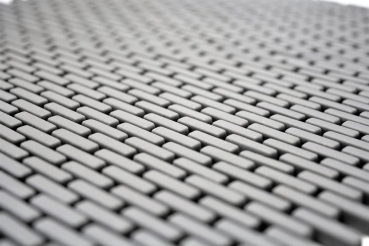 Mosaico di vetro Rivestimento sostenibile Tile Recycling Brick Smalto grigio-marrone opaco MOS140-B25G