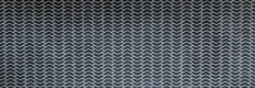 Mosaico di vetro Rivestimento sostenibile Backsplash di piastrelle Riciclaggio a spina di pesce Smalto nero opaco MOS140-HB31B