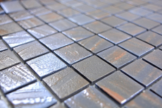 Piastrella di mosaico campione a mano ECO Recycling GLAS ECO ossido di bronzo MOS360-07_m