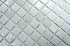 Mosaico di vetro tessere di mosaico bianco antico bianco grigio chiaro bagno piastrelle doccia splashback piastrelle backsplash MOS52-0103