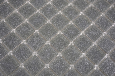 Mosaico dipinto a mano in vetro grigio piastrella da parete bagno piastrella doccia alzatina MOS200-A09-N_m