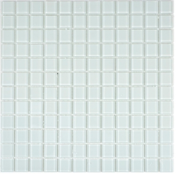 Piastrella di mosaico dipinta a mano Mosaico di vetro traslucido Cristallo bianco BAGNO WC Cucina PARETE MOS63-0102_m