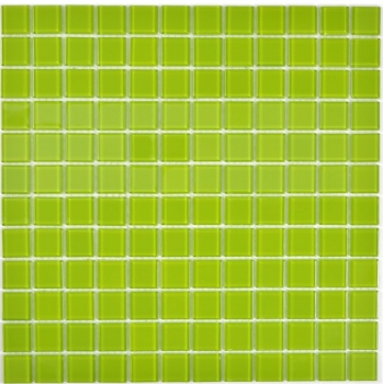 Piastrella di mosaico Mosaico di vetro giallo verde Mosaico di piscina Mosaico di piscina MOS63-0507