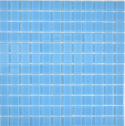 Piastrella di mosaico Mosaico di vetro azzurro Mosaico di piscina Mosaico di piscina MOS63-0402