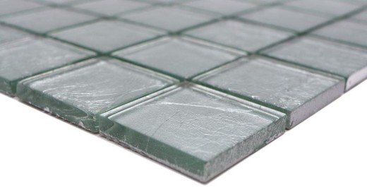 Mosaico di vetro argento mosaico texture piastrelle backsplash cucina parete MOS123-8SB26