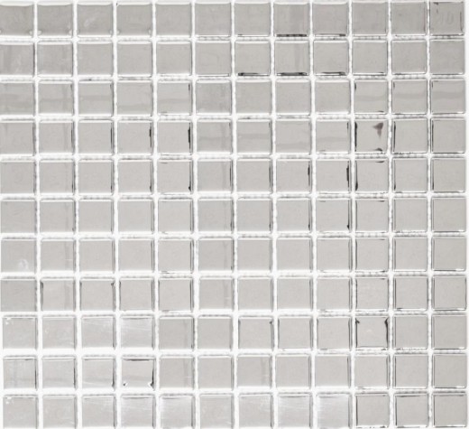 Piastrella di mosaico dipinta a mano Mosaico di vetro traslucido Crystal EP argento BAGNO WC Cucina PARETE MOS60-0206_m