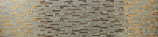 Mosaico dipinto a mano Mosaico di vetro composito traslucido Cristallo EP oro MOS86-0107_m
