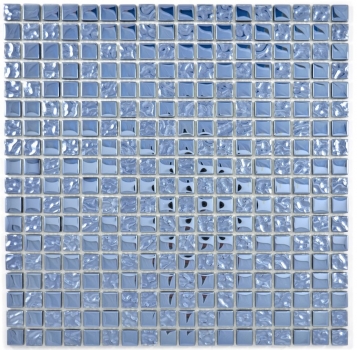 Piastrella di mosaico a mano traslucida in vetro di platino Crystal EP vetro di platino BAGNO WC cucina MOS92-0327_m