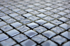 Piastrella di mosaico a mano traslucida in vetro di platino Crystal EP vetro di platino BAGNO WC cucina MOS92-0327_m