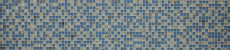 Piastrella di mosaico dipinta a mano Backsplash di piastrelle Blu traslucido Mosaico di vetro Crystal shell blue MOS82B-0104_m