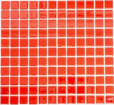 Piastrella di mosaico di vetro rosso BAGNO WC cucina PARETE tappetino di mosaico MOS60-0904