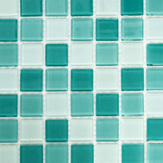 Piastrelle di mosaico di vetro mosaico verde turchese menta mosaico piscina mosaico piscina MOS62-0602