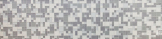 Pietra artificiale vetro mosaico tessere di mosaico composito bianco antico bianco grigio chiaro antracite piastrelle backsplash muro - MOS88-K990