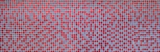 Piastrella di vetro a mosaico rosso rosa resina opaca smerigliata backsplash cucina - MOS92-0911