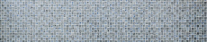 Piastrella di mosaico dipinta a mano Backsplash di piastrelle Mosaico di vetro traslucido blu nero Resina di cristallo Blu ottico nero argento MOS83-CB07_m