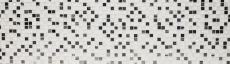 Piastrella di vetro a mosaico in acciaio inox bianco backsplash cucina piastrelle bagno - MOS92-0107