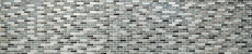 Aste di mosaico in vetro tessere di mosaico in acciaio inox glitter argento grigio antracite nero MOS87-IL017