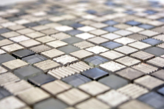 Piastrella di mosaico dipinta a mano Backsplash di piastrelle Traslucido grigio chiaro argento Mosaico di vetro Pietra di cristallo EP grigio chiaro argento MOS92-HQ10_m
