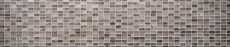 Piastrella di mosaico decorata a mano Backsplash di piastrelle Marrone traslucido Rettangolo Mosaico di vetro Pietra di cristallo Marrone retrò MOS83-CRS6_m