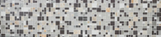Piastrella di mosaico campione dipinta a mano Rivestimento traslucido grigio marrone Combinazione di mosaico di vetro Pietra di cristallo grigio marrone MOS88-0206_m