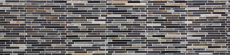 Piastrella di mosaico dipinta a mano Rivestimento traslucido beige marrone grigio nero Mosaico di vetro composito Pietra di cristallo MOS86-0206_m