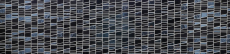 Piastrella di mosaico dipinta a mano Backsplash di piastrelle Nero traslucido Mosaico di vetro a scala Pietra di cristallo EP nero MOS87-0107_m