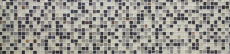 Piastrella di mosaico decorata a mano Rivestimento traslucido bianco grigio ruggine Rettangolo Mosaico di vetro Pietra di cristallo rustica MOS82-0102_m
