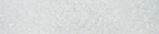 Piastrella di mosaico dipinta a mano Backsplash di piastrelle Bianco traslucido Mosaico di vetro Pietra di cristallo Bianco crema MOS94-2503_m
