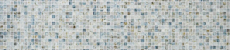 Piastrella di mosaico dipinta a mano Backsplash di piastrelle Grigio chiaro traslucido Mosaico di vetro Pietra di cristallo Crema grigio chiaro MOS94-2505_m