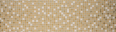 mosaico di vetro autoadesivo piastrelle in pietra naturale crema oro opaco backsplash MOS200-4M362