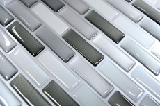 pellicola adesiva autoadesiva a mosaico in vinile bianco grigio antracite backsplash di piastrelle cucina