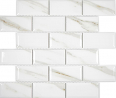 Metro Subway piastrelle di ceramica Metro Calacatta Facette backsplash BAGNO doccia MOS26M-0204