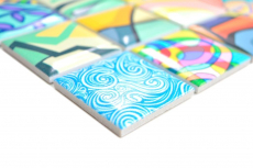 Piastrelle di ceramica a mosaico Piastrelle di mosaico colorate in stile retrò POP UP ART design Rivestimento di pareti Piastrelle backsplash