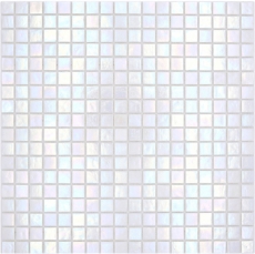 Mosaico di vetro tessere di mosaico bianco madreperla iridium iridescente parete doccia piatto doccia MOS58-0103