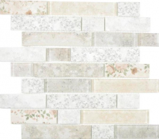 Dipinto a mano traslucido mosaico mattone composito ECO vetro mosaico rosa muro piastrelle backsplash cucina bagno MOS24-2095_m