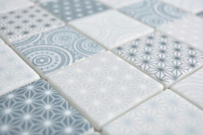Campione a mano Mosaico in vetro ECO blu piastrella da parete cucina bagno piastrella di mosaico piastrella da parete cucina bagno MOS16-0104_m
