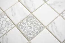 Mosaico di VETRO ECO piastrelle di mosaico aspetto Carrara piastrelle da parete backsplash cucina bagno