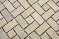 Mosaico di marmo pietra cioccolato Mosaico di marmo pietra pantera grigio lucido MOS88-B23_f