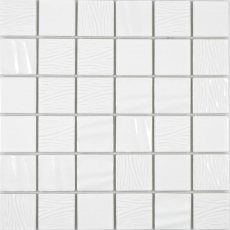 Piastrella di ceramica mosaico bianco piastrella di mosaico 3D ottica piastrella di parete specchio cucina bagno