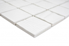 Piastrella di ceramica mosaico bianco piastrella di mosaico 3D ottica piastrella di parete specchio cucina bagno
