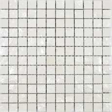 Mosaico ceramico dipinto a mano Baku bianco piastrelle di mosaico muro backsplash cucina bagno MOS14-0001_m