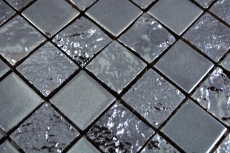 Piastrella di ceramica a mosaico esclusiva del Giappone grafite nero parete backsplash cucina bagno WC - MOS18-0303