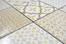 Mosaico ceramico dipinto a mano WARM beige mosaico piastrelle muro backsplash cucina bagno MOS22B-WB12_m